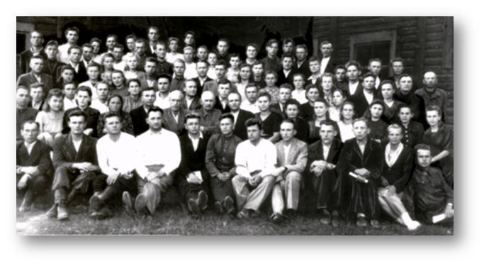 Конференция учителей Любанского района. 1948 г.